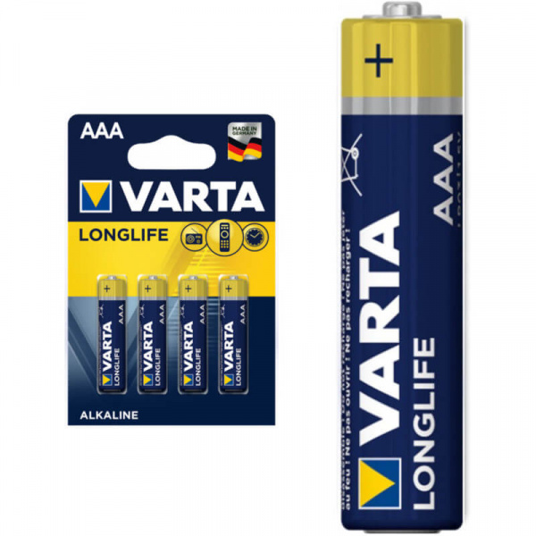 Батарейка Varta LongLife Micro 1.5V-LR03/AAA (1шт)