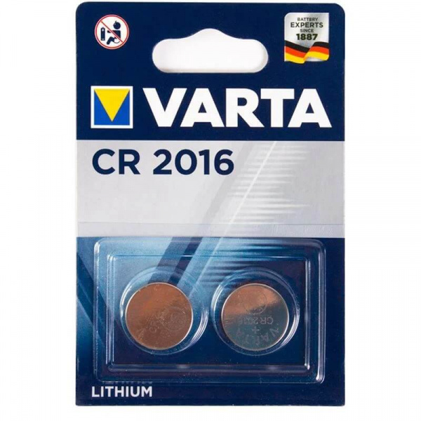 Батарейка Varta CR2016 3V (2 шт)