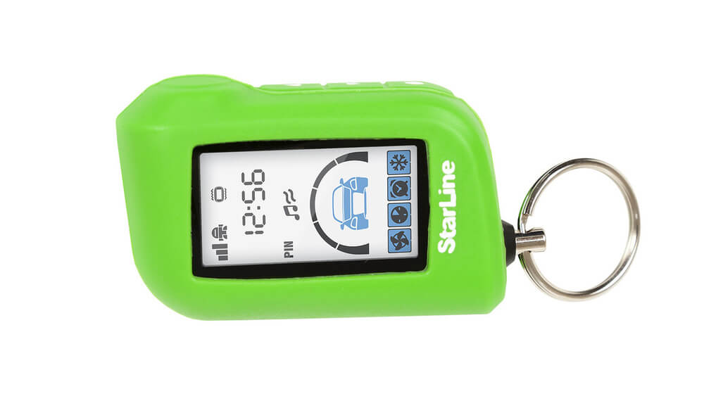 Чехол StarLine A63/A93 силикон/зеленый