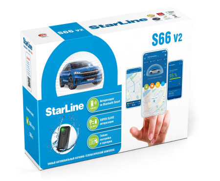 Автосигнализация StarLine S66 v.2 BT ECO 2CAN+4LIN GSM