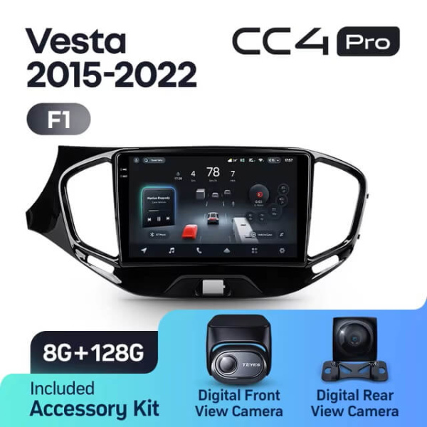 Teyes CC4 PRO Lada Vesta 2015-2022 8Gb+128Gb