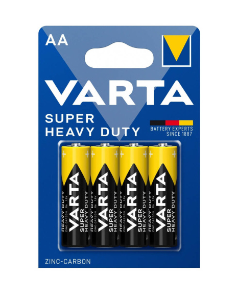 Батарейка Varta Superlife Mignon 1.5V-R6P/AA (4шт)
