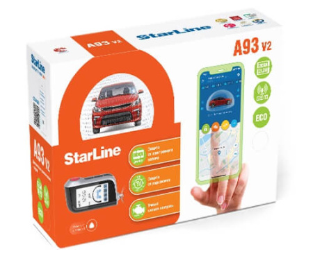 Автосигнализация StarLine A93 v.2 2CAN+2LIN GSM ECO