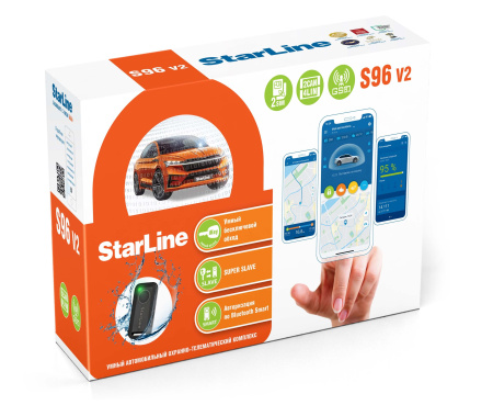 Автосигнализация StarLine S96 v.2 2CAN+4LIN 2SIM GSM