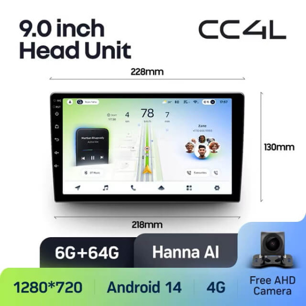 Teyes CC4L 9" 6/64Gb