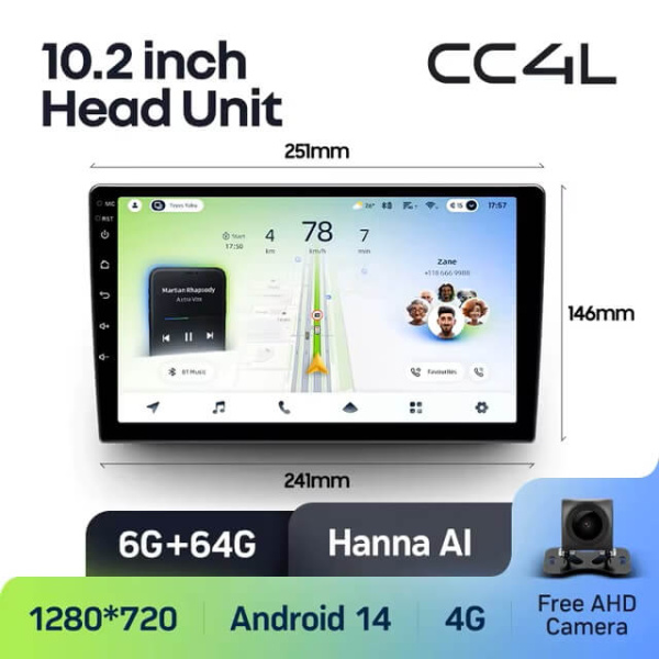 Teyes CC4L 10.2" 6/64Gb