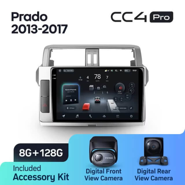 Teyes CC4 PRO Toyota Land Cruiser Prado 2013-2017 8Gb+128Gb