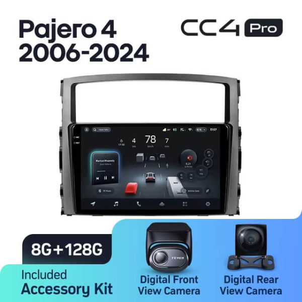 Teyes CC4 PRO Mitsubishi Pajero 4 2006-2024 8Gb+128Gb
